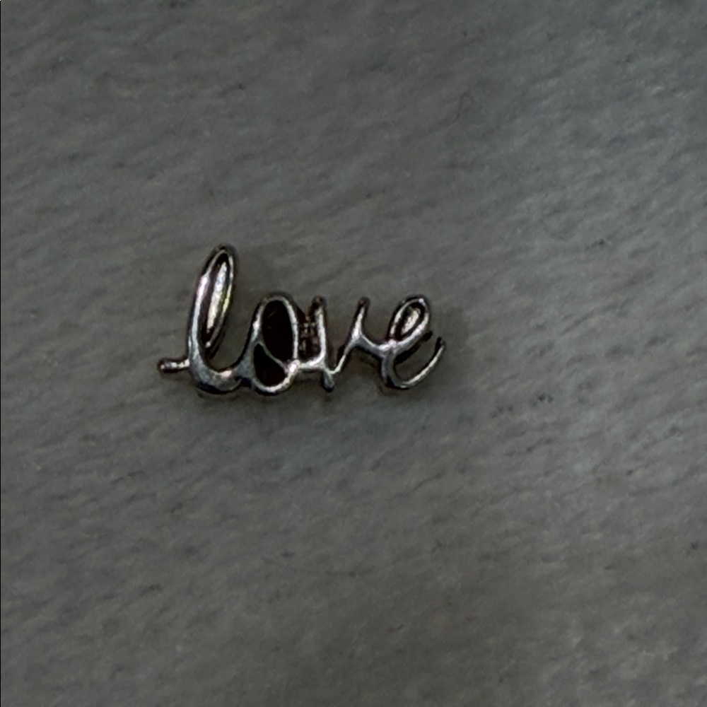 Origami Owl Living Lockets HTF Retired Love Floating Charm